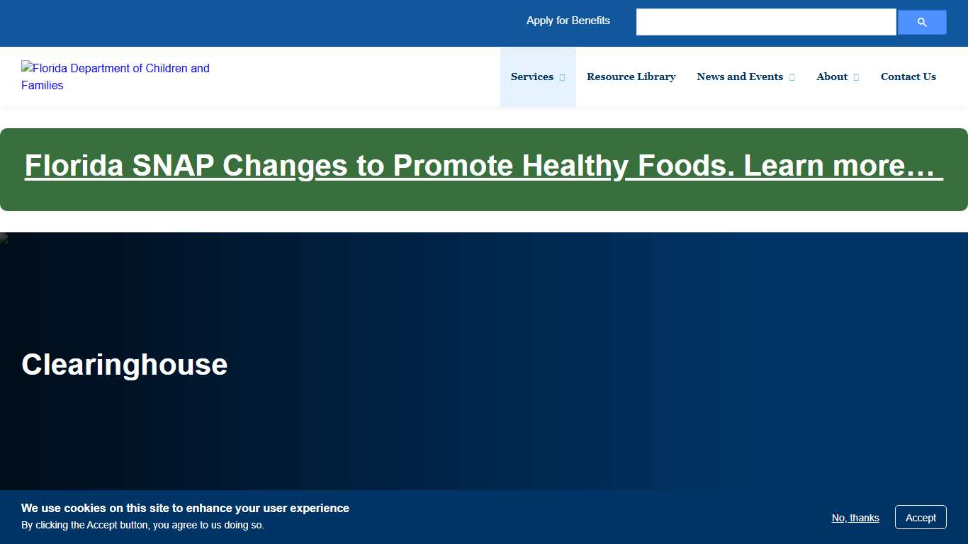 Clearinghouse Florida DCF